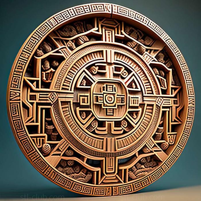 3D model Bagua Grande in Peru (STL)